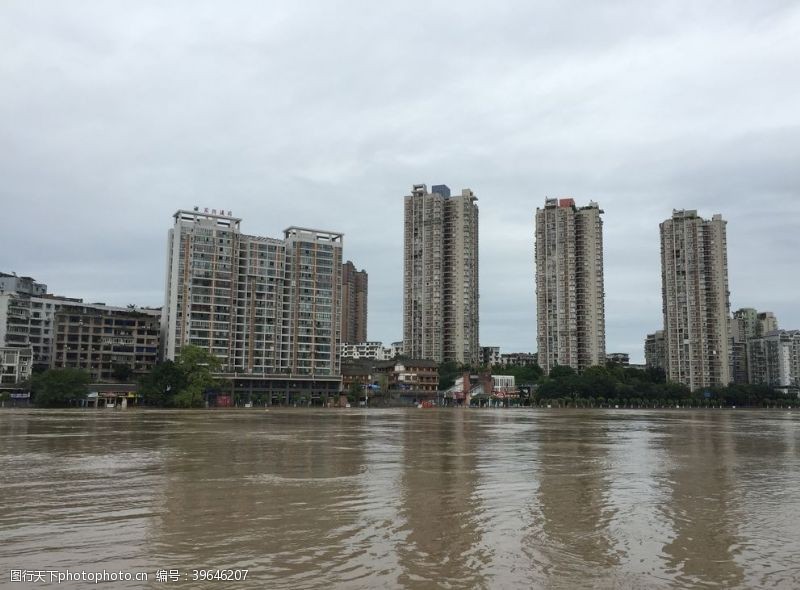 洪水城市图片