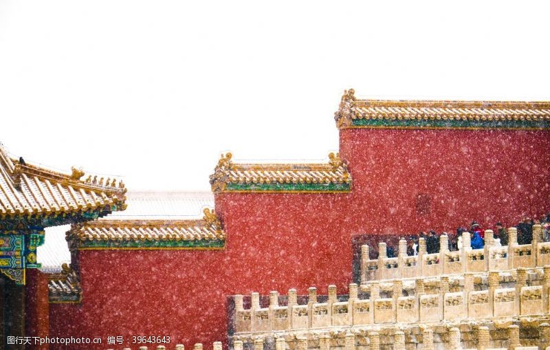 北京印象故宫雪景图片