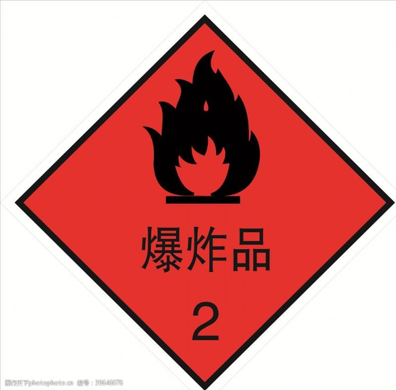 危险货物包装标识危险货物包装标志爆炸品图片
