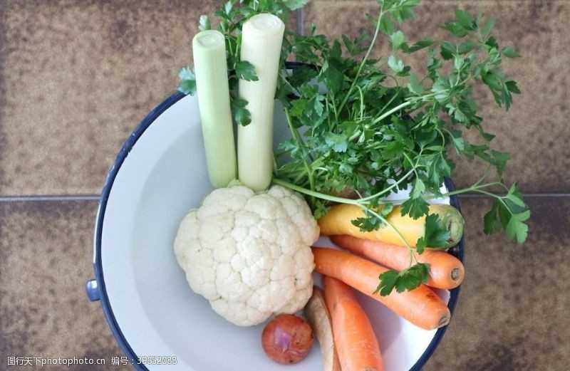 西兰花白色花菜营养花菜健康花菜图片