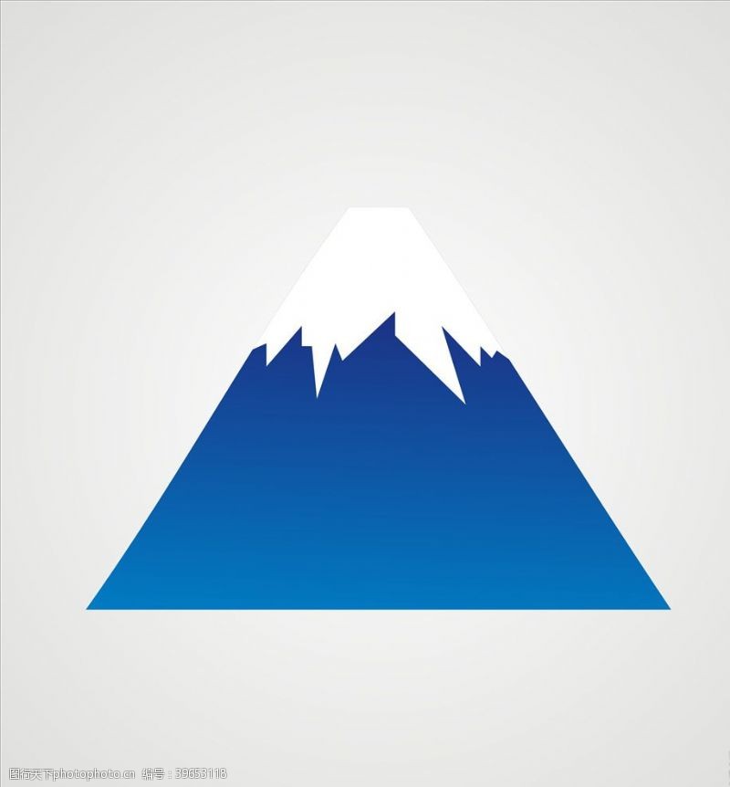 日本旅游广告富士山矢量图片