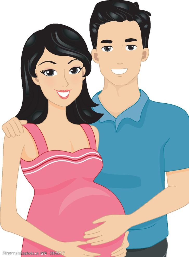 幸福男女怀孕的妇女图片