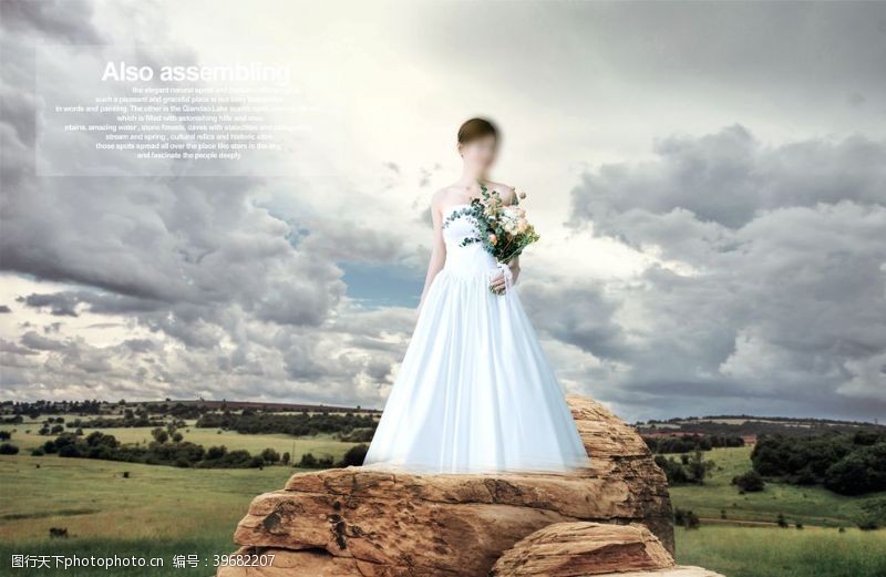婚礼展架婚纱背景图片