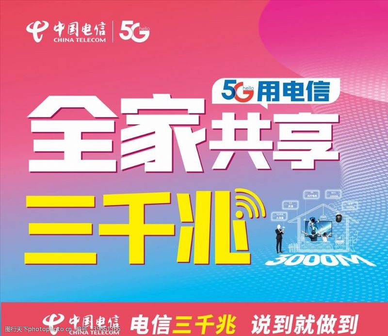 5g全家共享三千兆图片