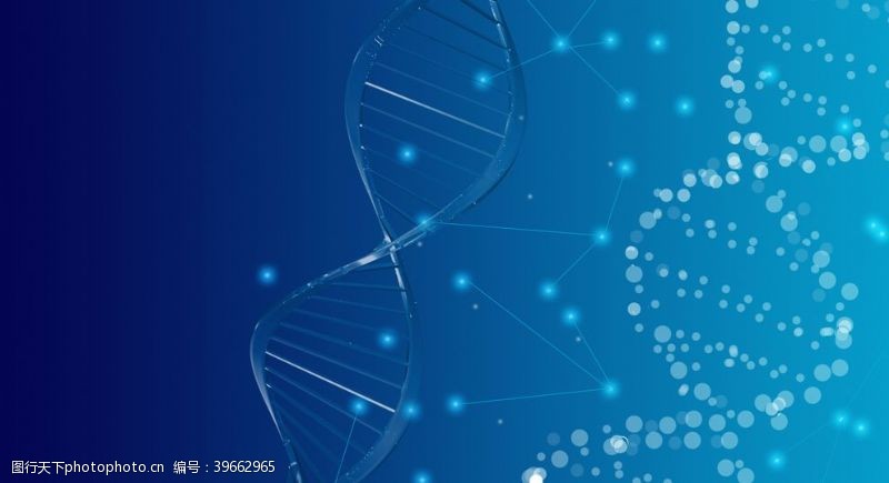 医学背景DNA双螺旋图片