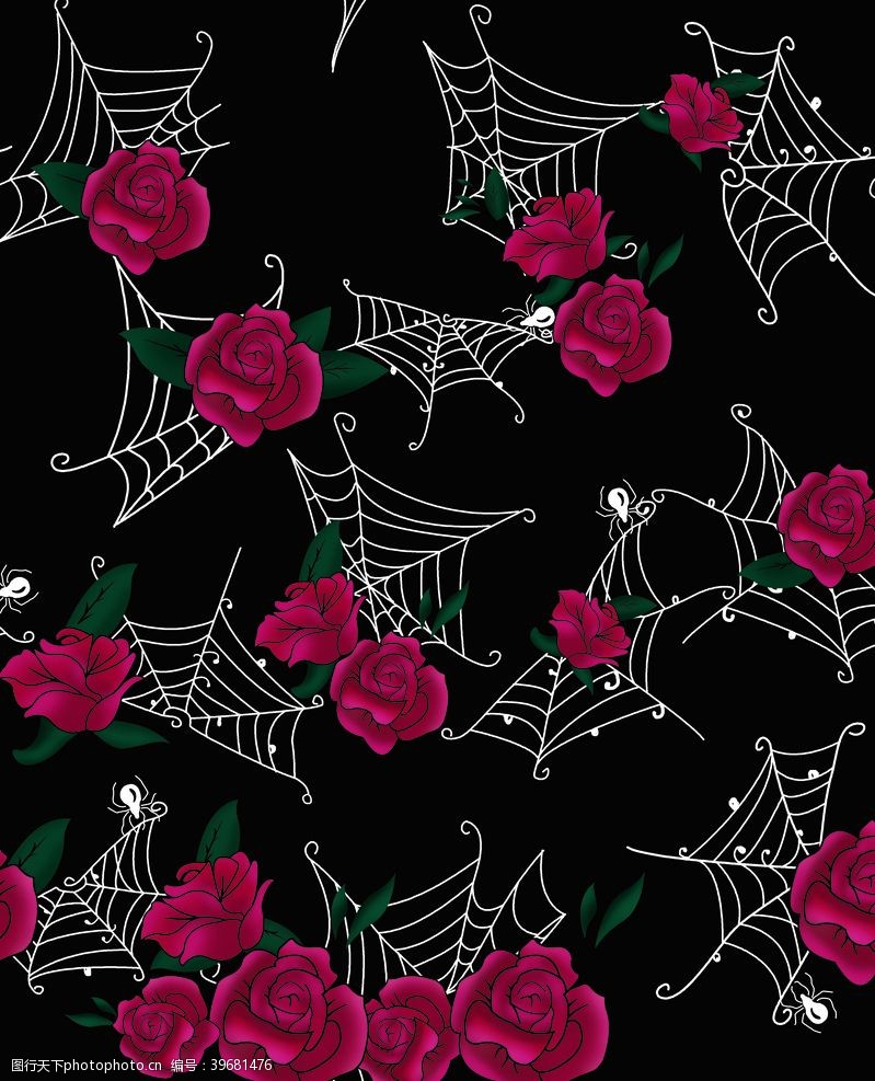 蜘蛛与花图片免费下载 蜘蛛与花素材 蜘蛛与花模板 图行天下素材网