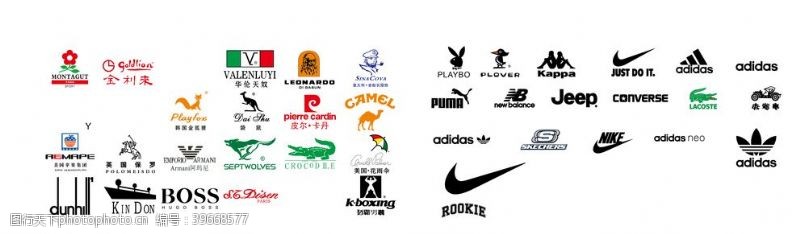 运动鞋广告名牌logo图片