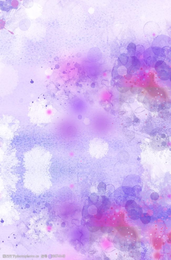 深紫水彩背景图片