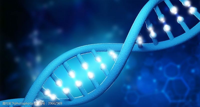 医学背景DNA双螺旋图片