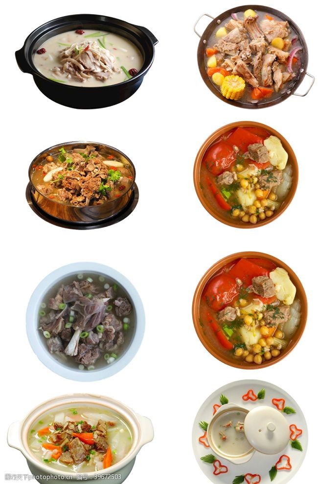 中华美食海报炖排骨图片