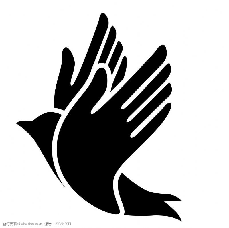 白鸽和平鸽logo图片