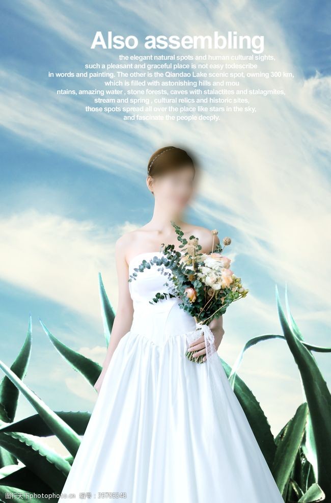 主图素材婚纱背景图片