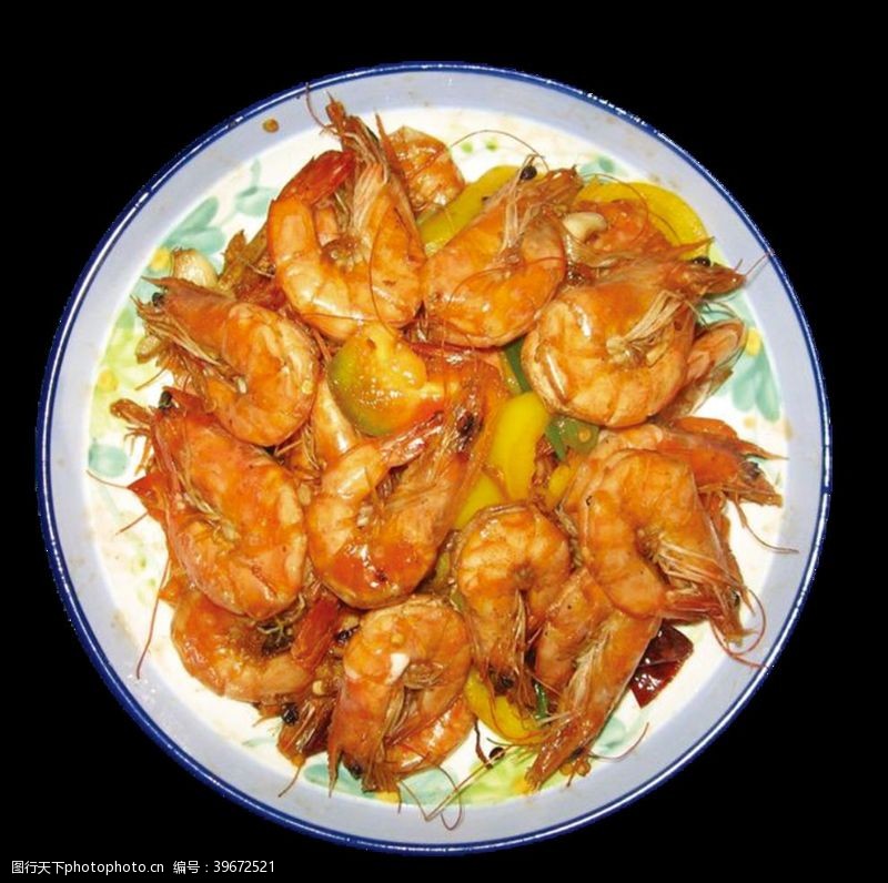 中华美食基围虾图片