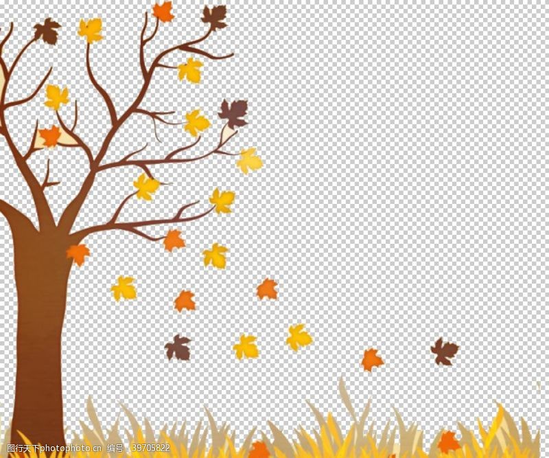 秋季元素秋天素材图片