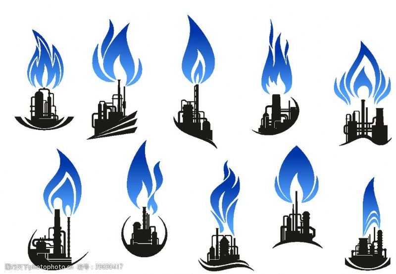 炼油石油炼制工业标志图片