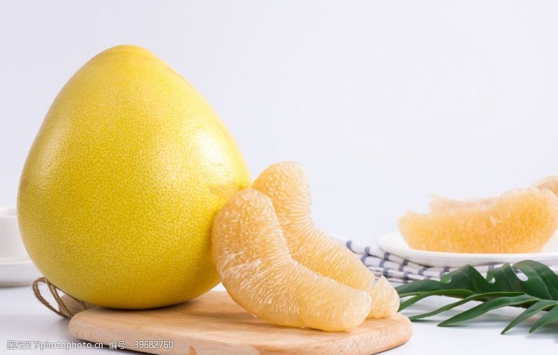 黄蜜新鲜水果柚子摄影图图片