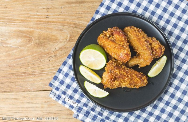 香酥鸡排鸡肉油炸图片