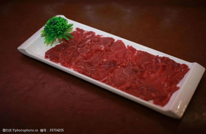 牛肉卷涮火锅新鲜牛羊肉图片