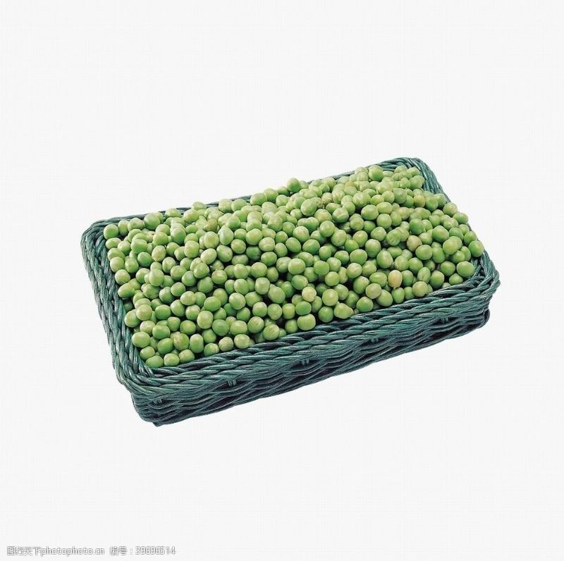 绿色食品底色豌豆图片
