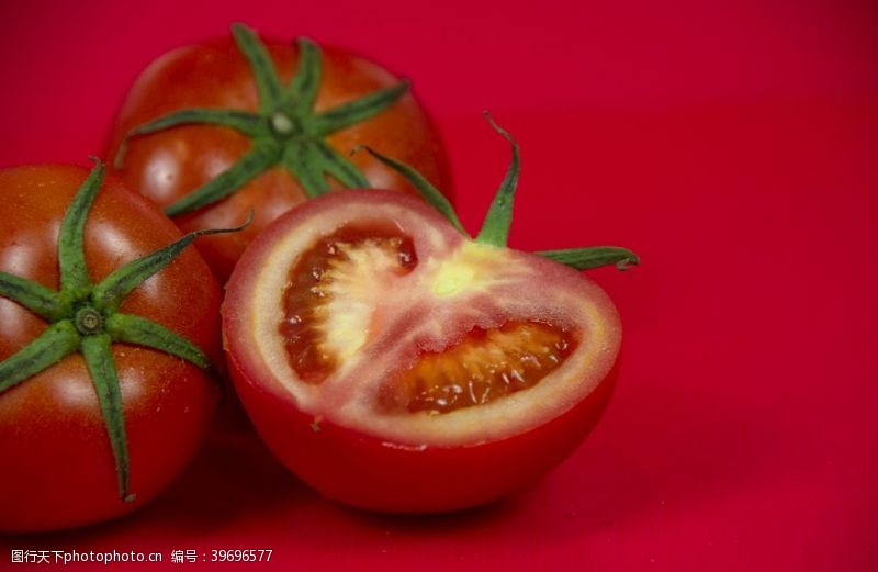 绿色素材西红柿图片