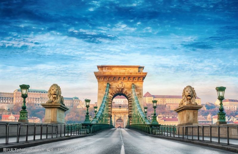 欧洲风光城市桥梁图片
