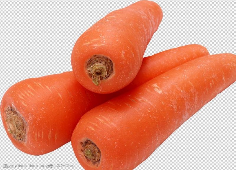 胡萝卜萝卜透明底蔬菜免抠图片
