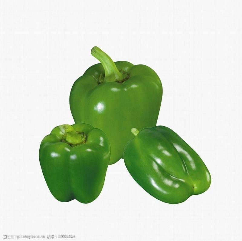 绿色食品底色辣椒图片