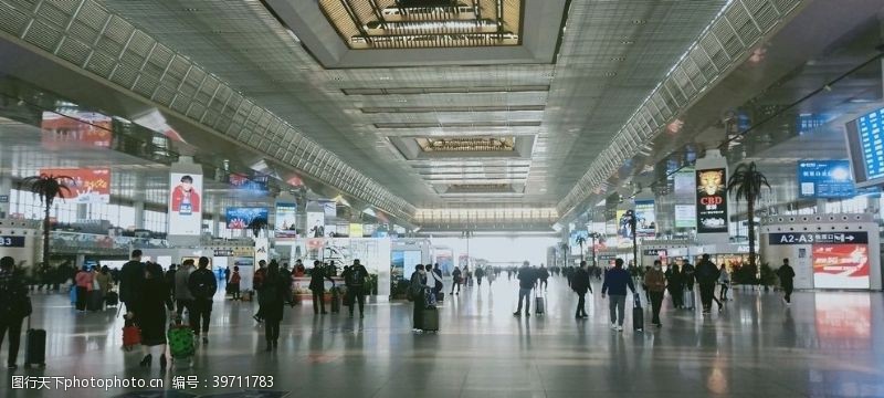 南京旅游南京南站送客大厅图片