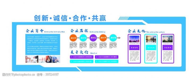 企业文化栏企业文化墙图片