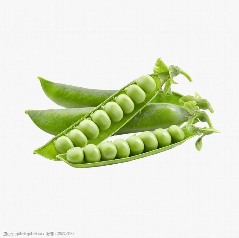 绿色食品底色豌豆图片