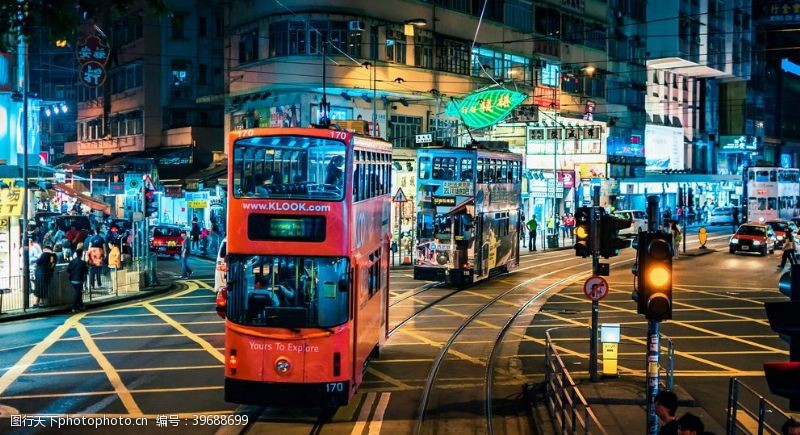 夜港香港图片