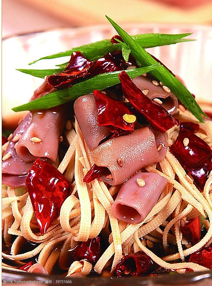 豆捞菜谱豫菜捞汁海肠干豆腐图片