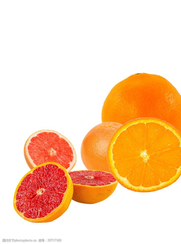 脐橙素材橙子红肉脐橙血橙甜橙图片