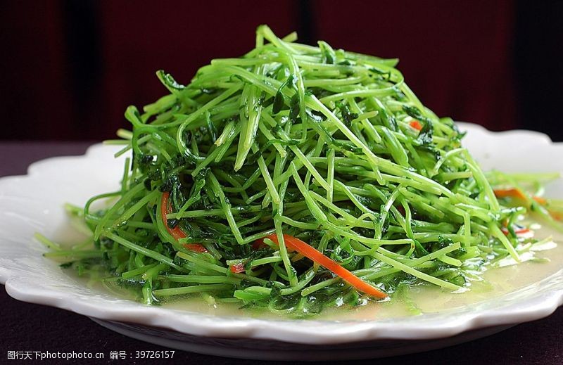 川菜豌豆苗图片