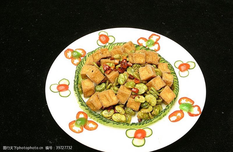家常菜茴香豆腐图片