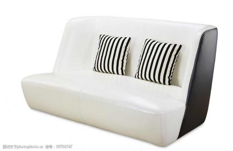 欧式椅子简约皮沙发图片