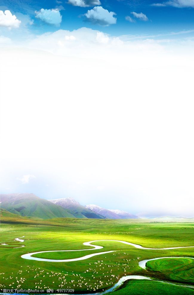 新疆风景牧场图片