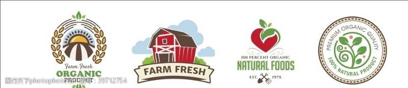 企业标志设计元素农场logo图片