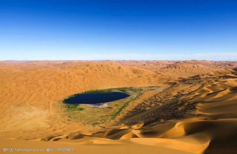 缺水沙漠风景图片
