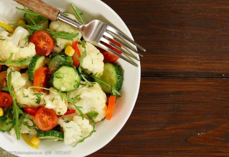 沙拉展板蔬菜沙拉图片
