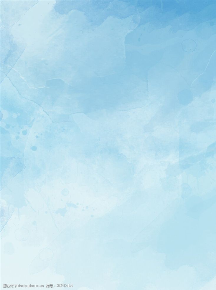 天坛水粉水彩背景图片
