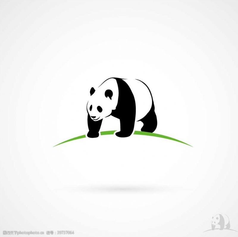 卡通熊猫熊猫图片