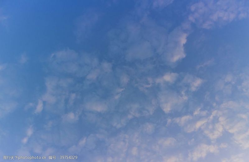 自然风光白云蓝天素材图片