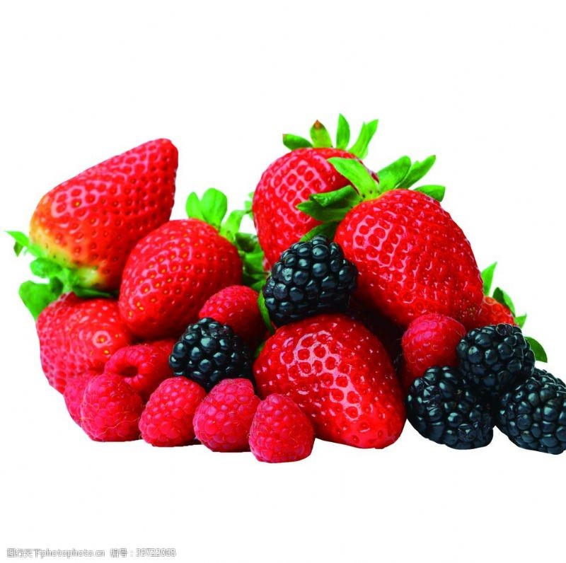 草莓包装草莓素材图图片