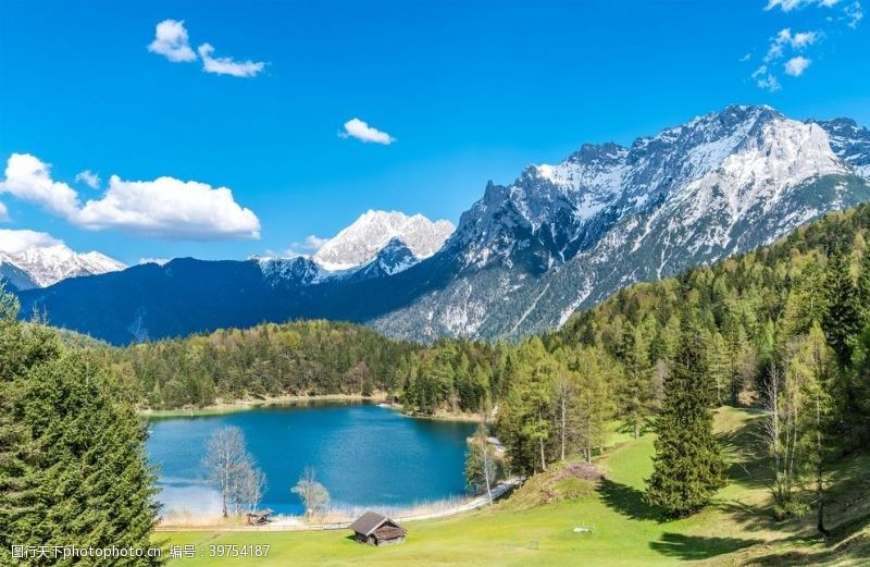 秀丽大自然风景湖光山色图片