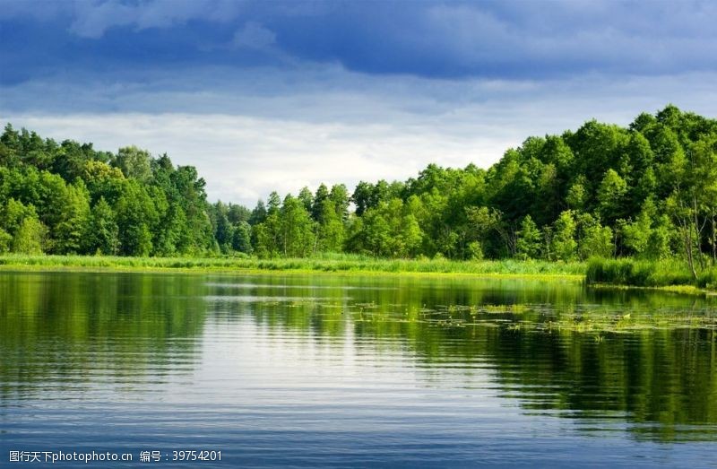 秀丽大自然风景湖光山色图片
