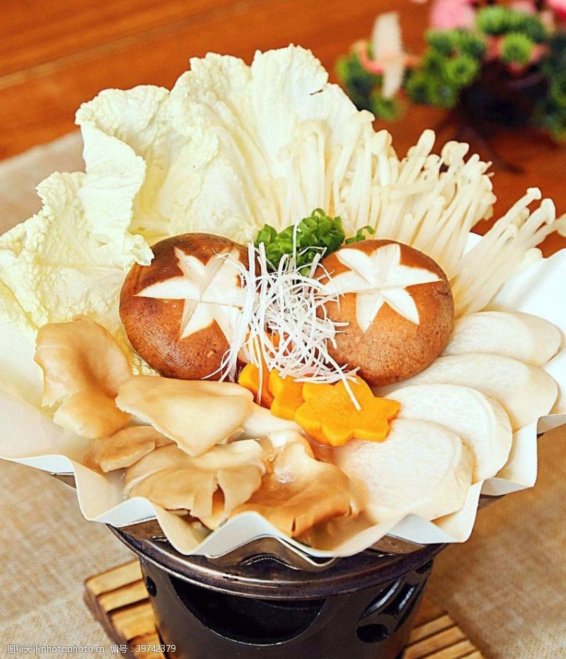 木腐菇火锅配菜图片