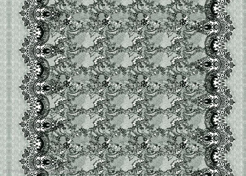 欧式花纹系列双边定位花型布纹网孔花图片