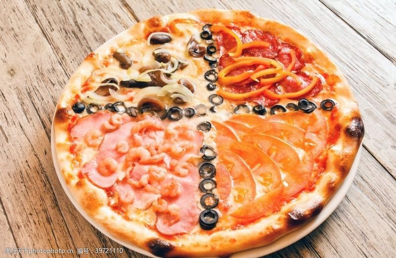 榴莲披萨西餐披萨图片