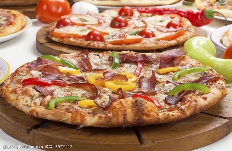 榴莲披萨西餐披萨图片
